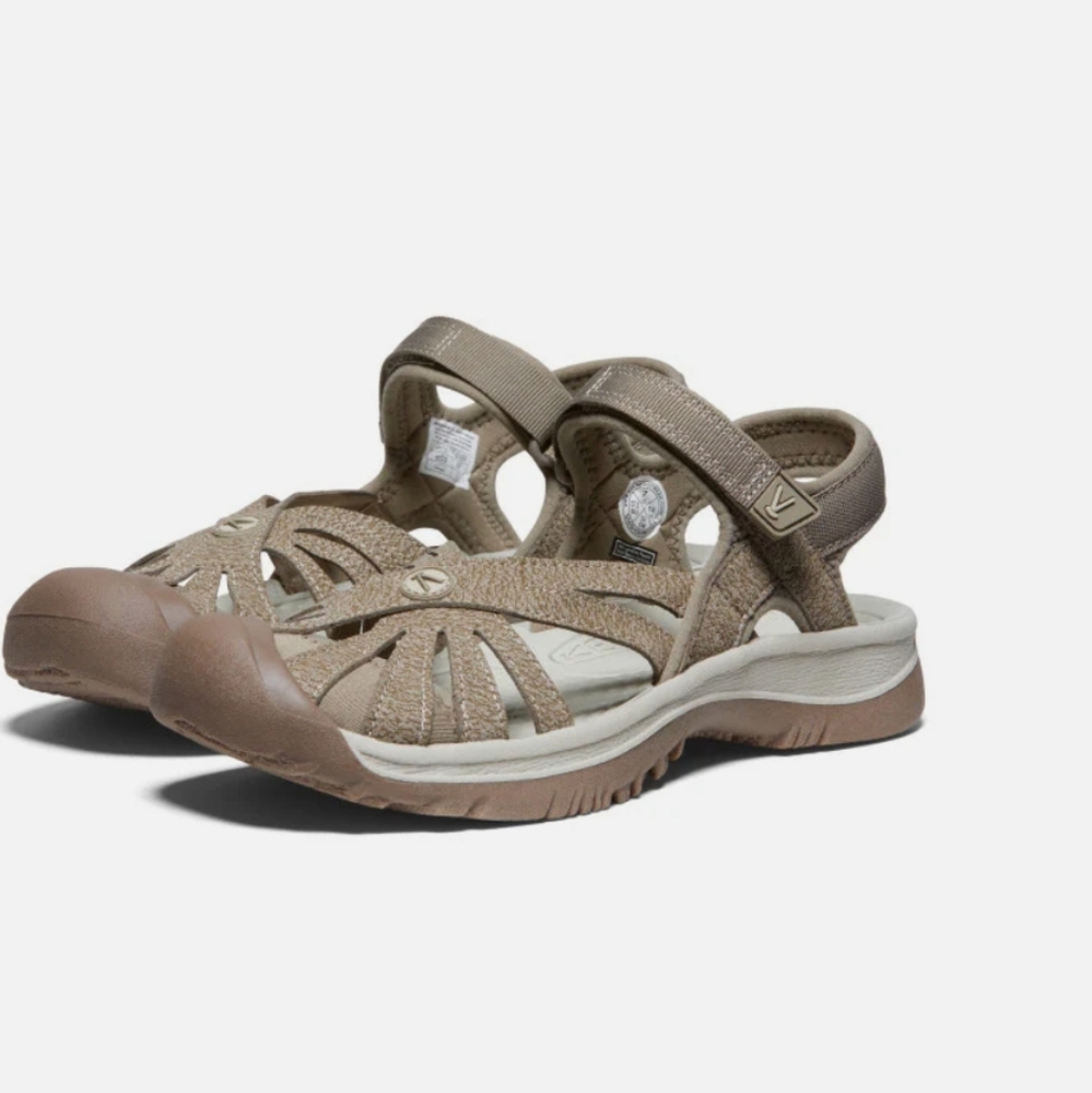 Keen Shoes Womens 10.5 Rose Sandals Brindle Shitake Hiking Closed Toe